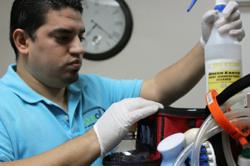 Octavio Hoyos a Howard Beach Accion loan recipient who lost his work vehicles during the storm.